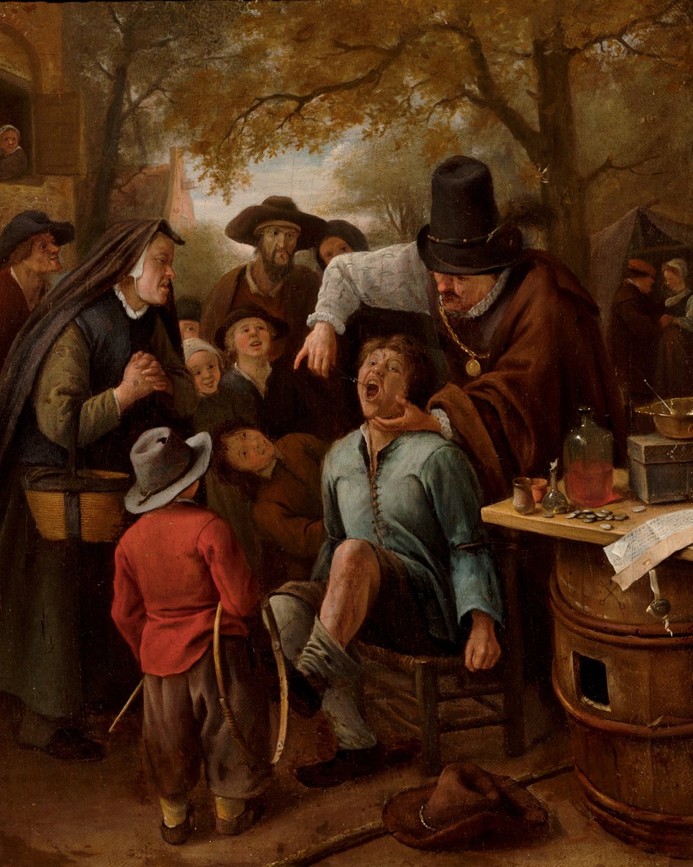 Tandtrækkeren, 1651 af Jan Havicksz. Steen