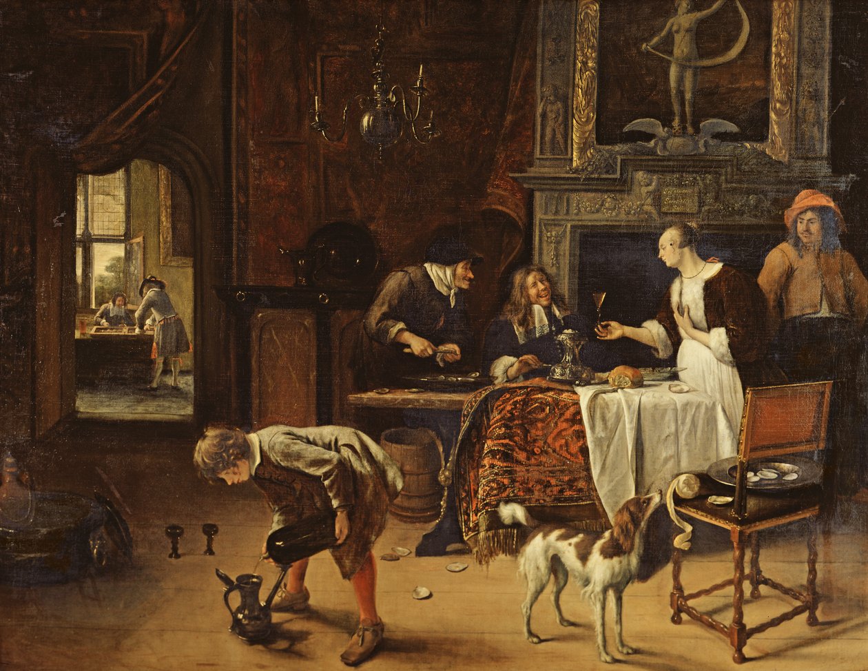 Easy Come, Easy Go, 1661 af Jan Havickszoon Steen