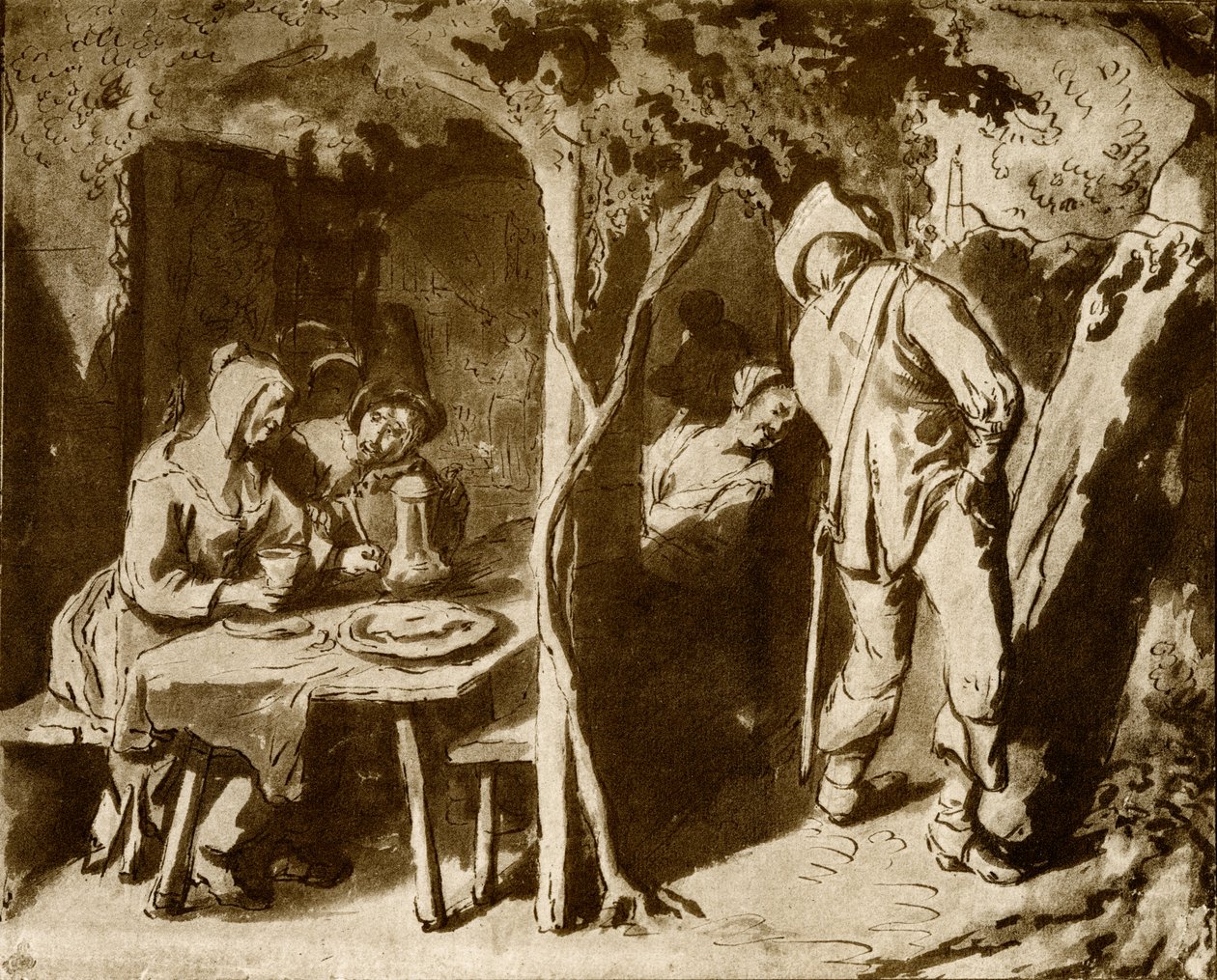 Tavernehave af Jan Havickszoon Steen