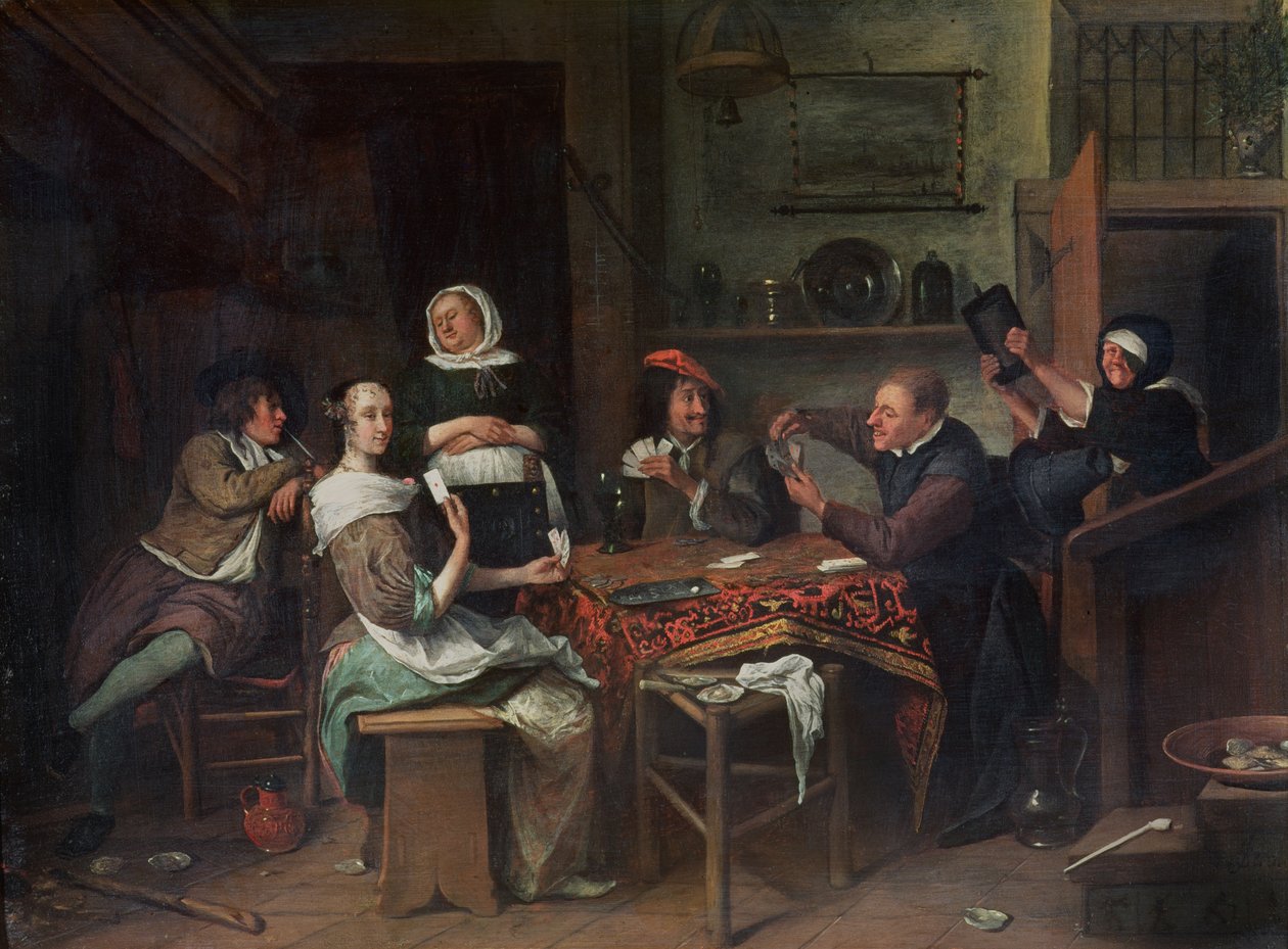 Kortspillerne af Jan Havickszoon Steen