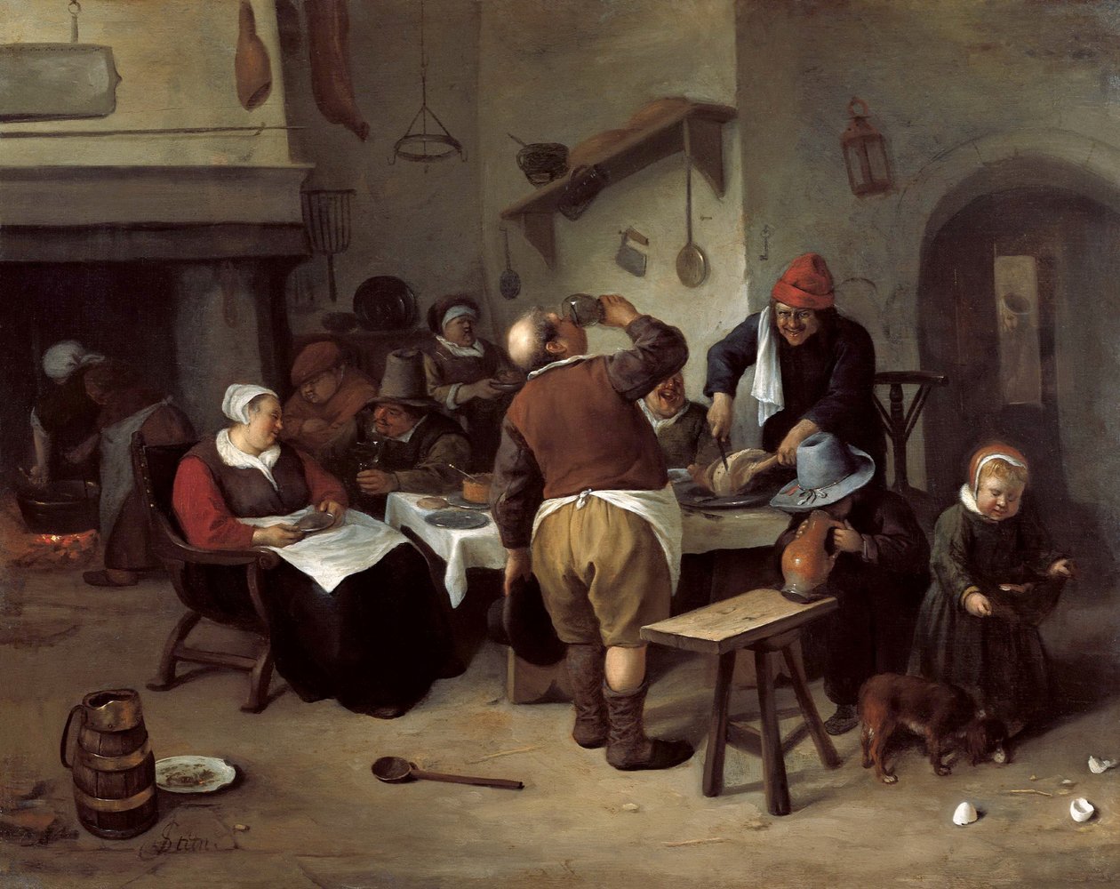 Det fede køkken af Jan Havickszoon Steen