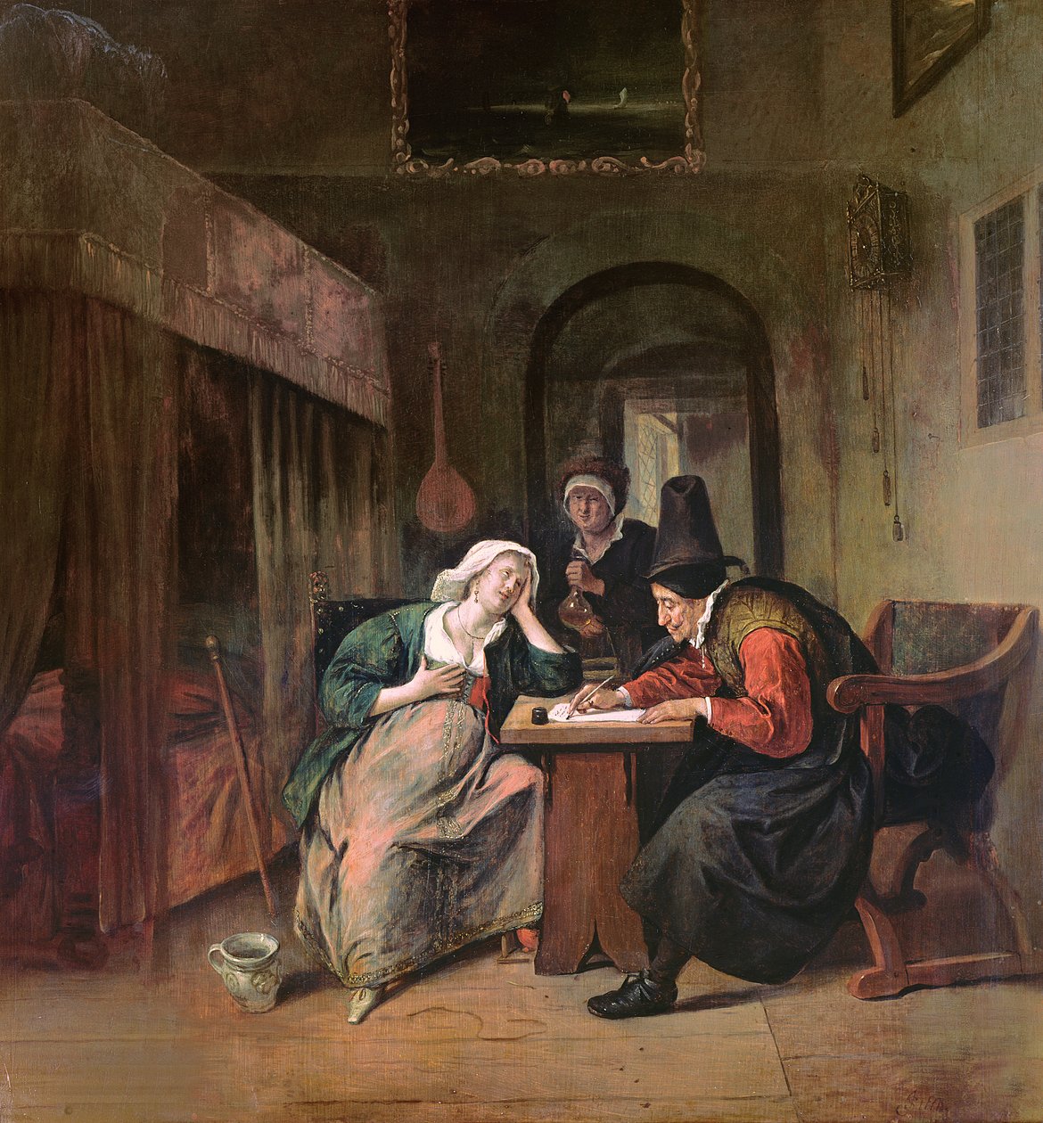 Patienten og lægen af Jan Havickszoon Steen