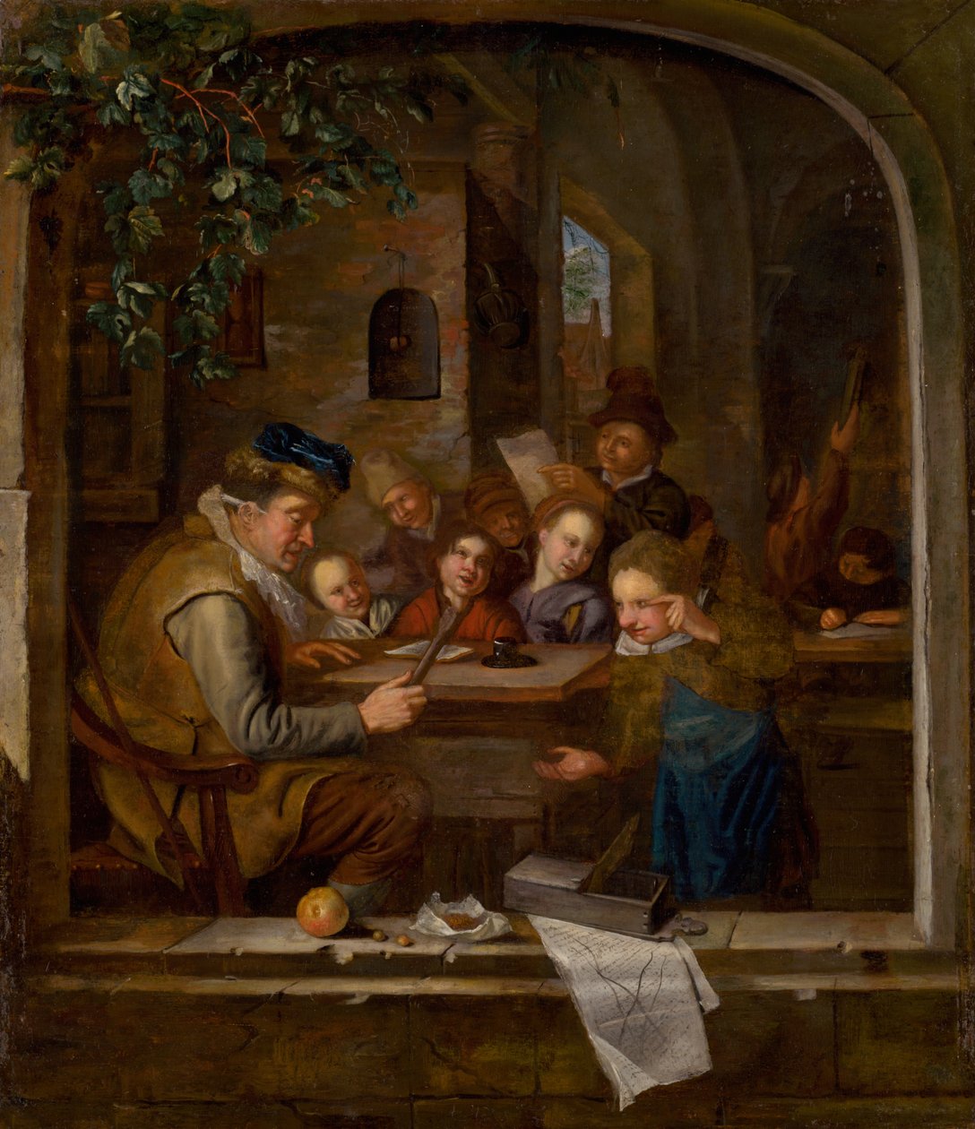 Skolen, ca. 1650. af Jan Havickszoon Steen