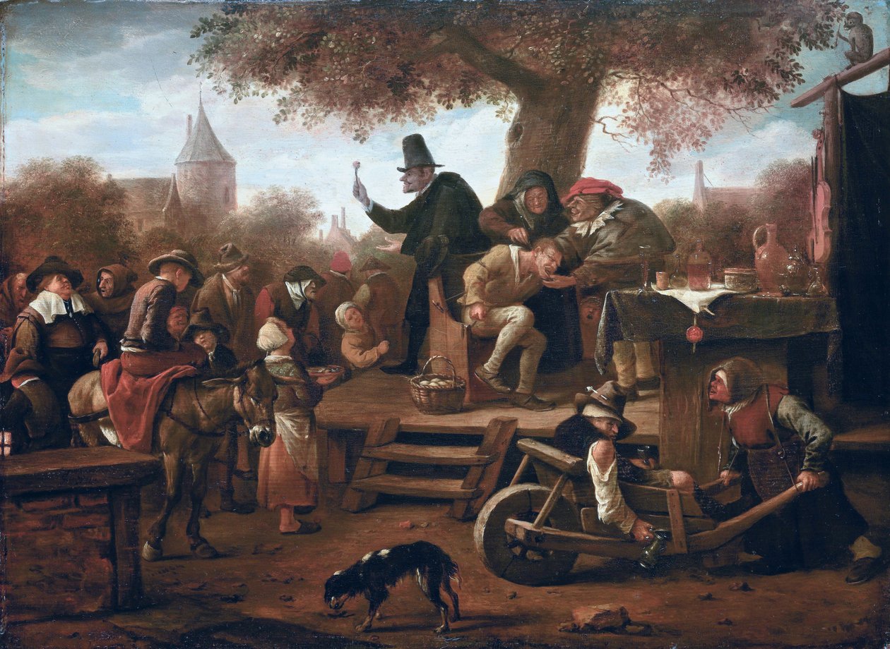 Kvaksalveren af Jan Havickszoon Steen