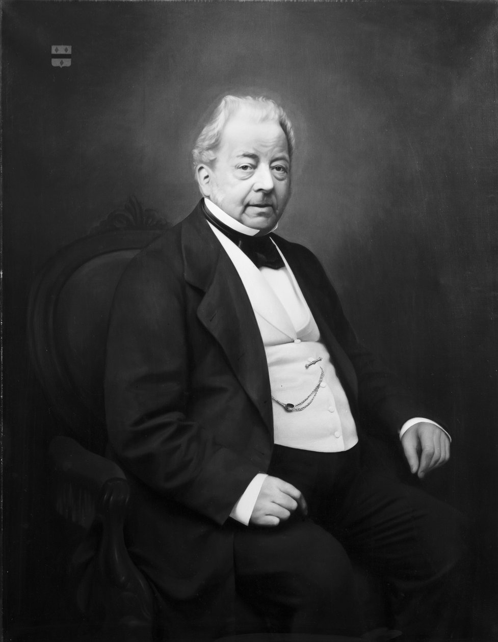 Portræt af Archibald Jan van de Poll (1800-1870) af Jan Hendrik Maschaupt