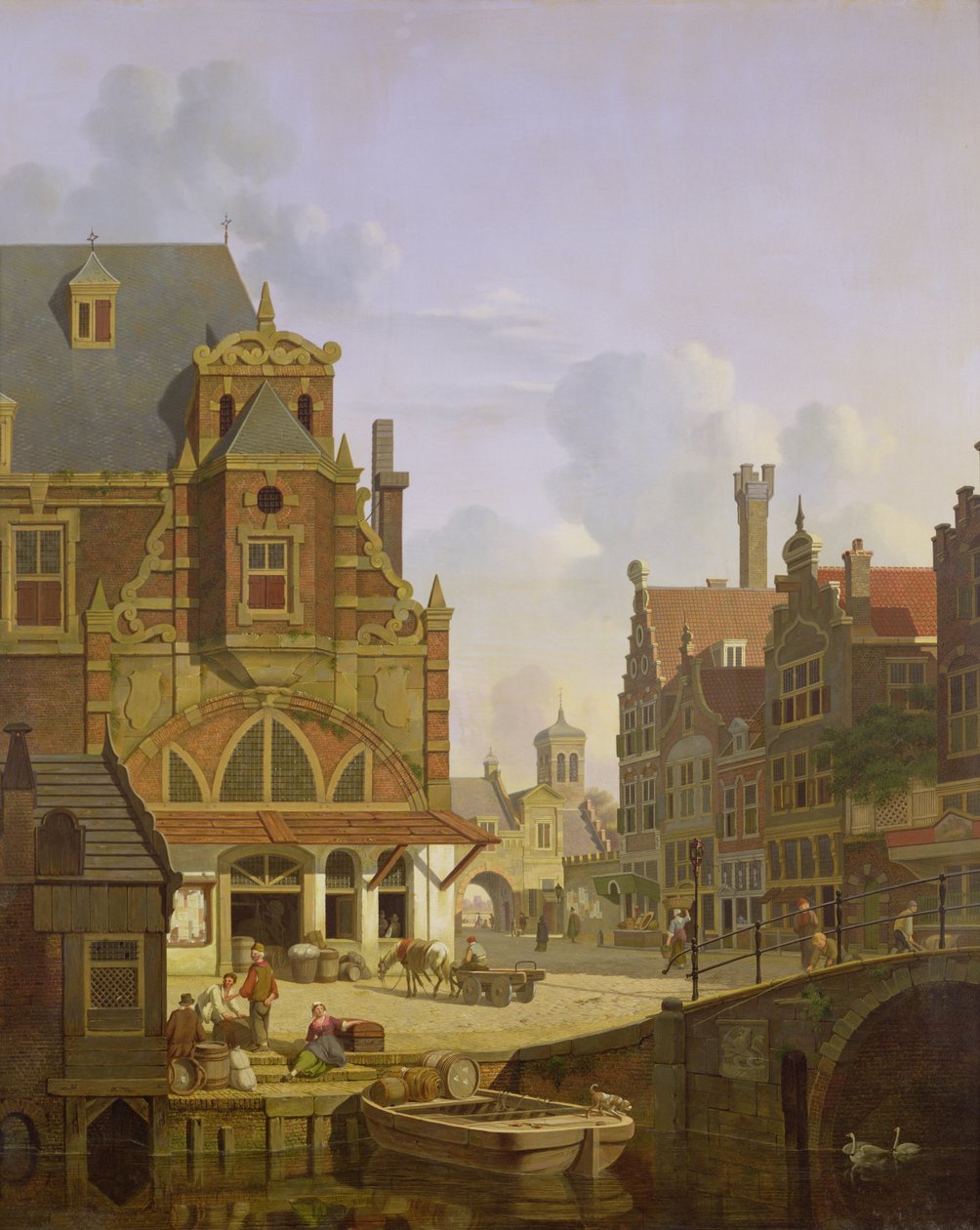 Gadescene af Jan Hendrik Verheyen