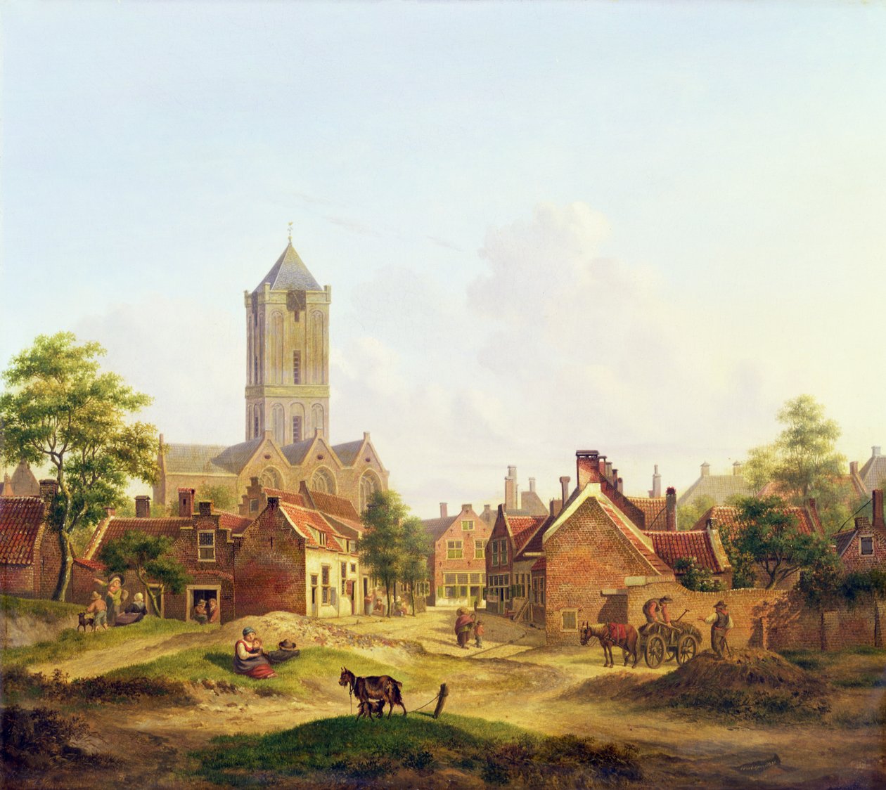 St. Jacobi-kirken, Utrecht af Jan Hendrik Verheyen