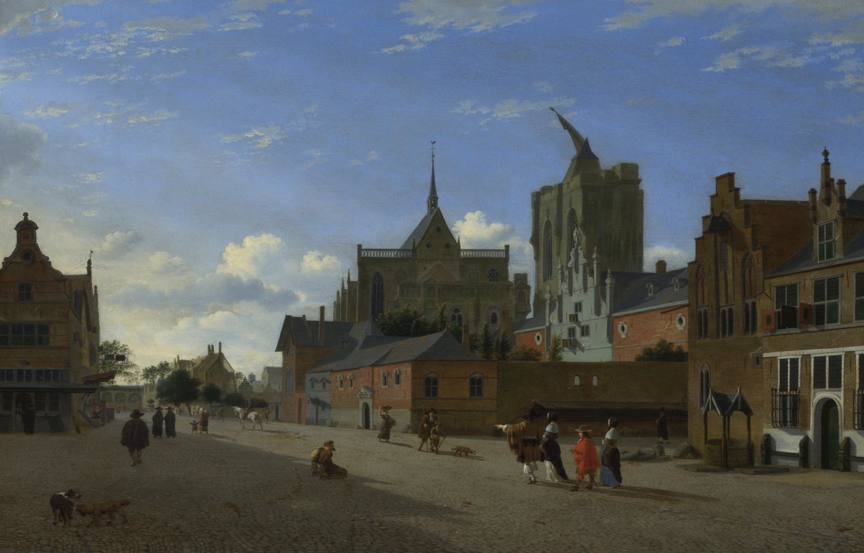 Udsigt i Köln, ca. 1660 af Jan Heyden van der