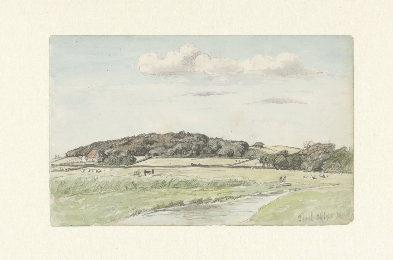 Udsigt over Texel af Jan Hoynck van Papendrecht