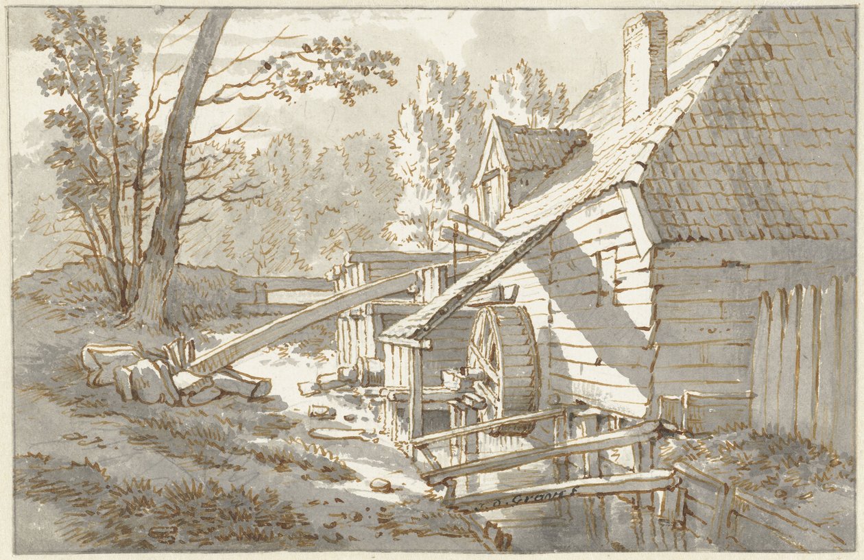 vandmølle af Jan Hulswit