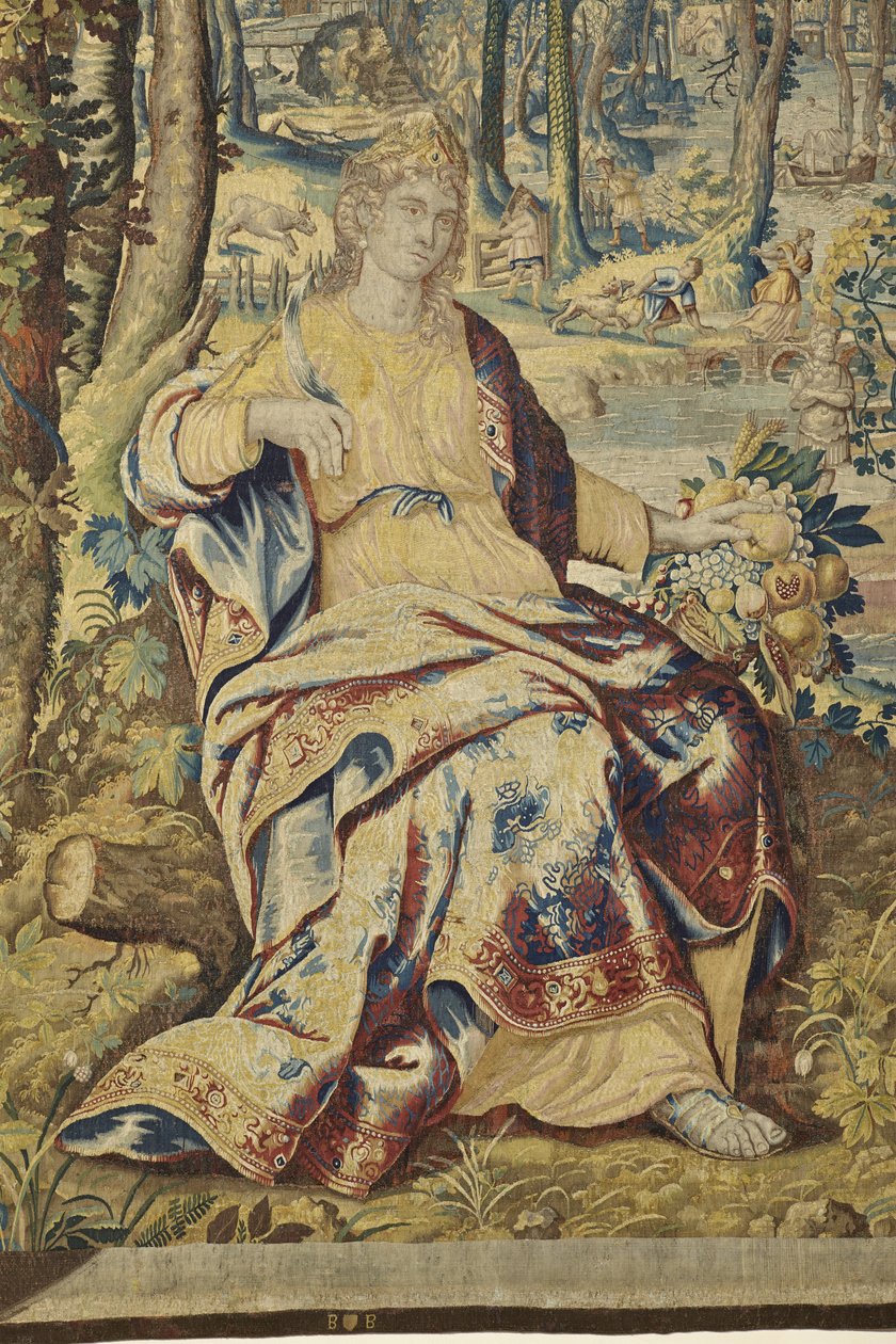 Detalje af Pomona, fra Vertumnus og Pomona, c.1630 af Jan II Raes
