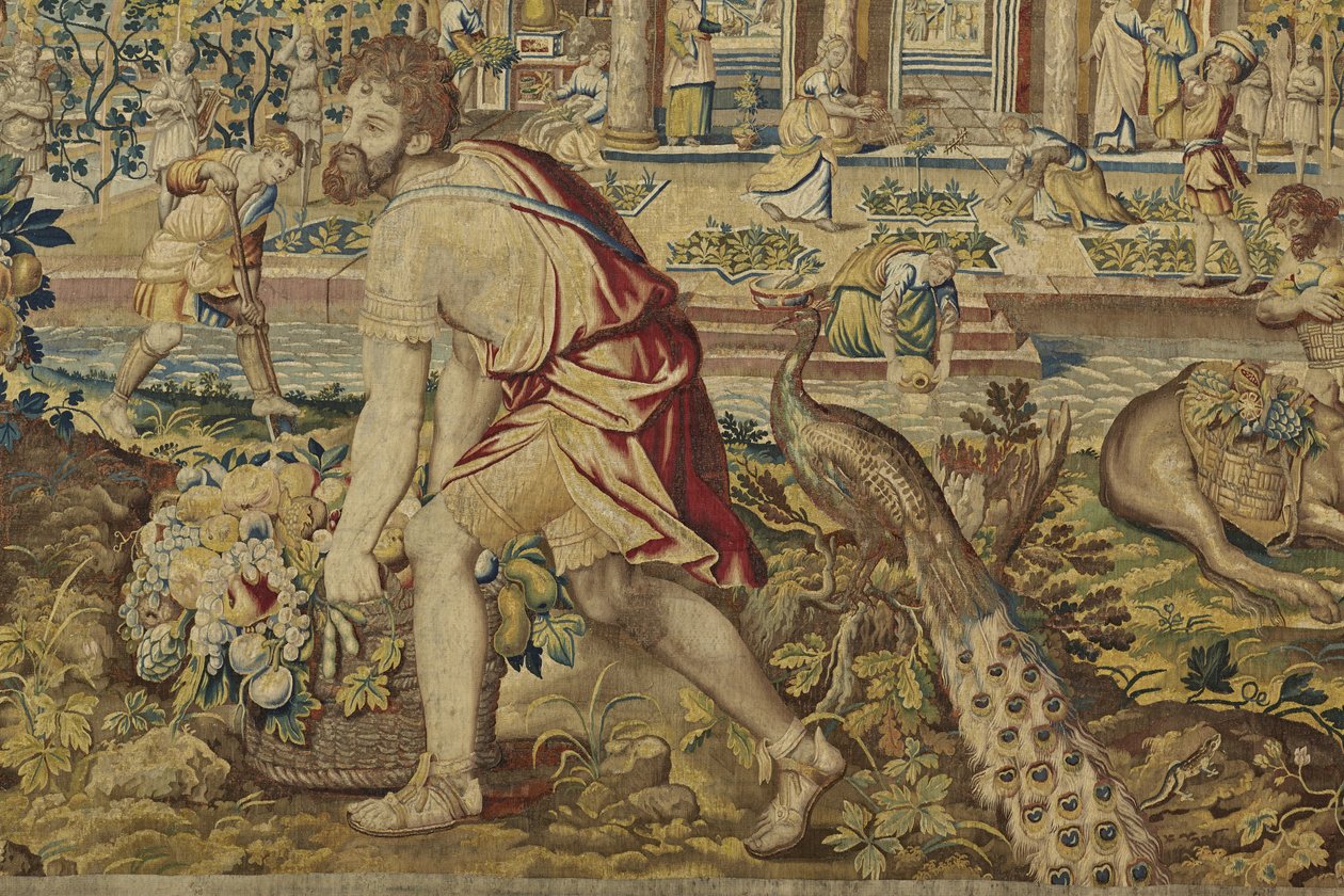 Detalje af Vertumnus, fra Vertumnus og Pomona, c.1630 af Jan II Raes