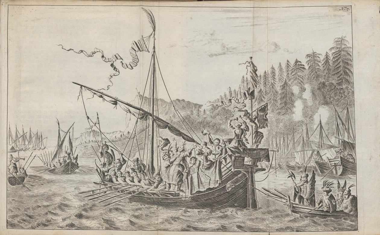 Stenka Razin Fra: Three Significant Travels, 1675 af Jan Jansz. Struys