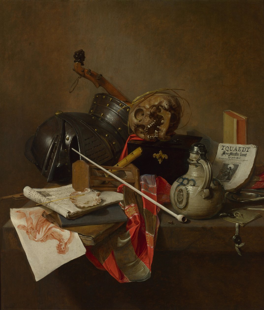 Vanitas Stilleben, 1648 af Jan Jansz. Treck