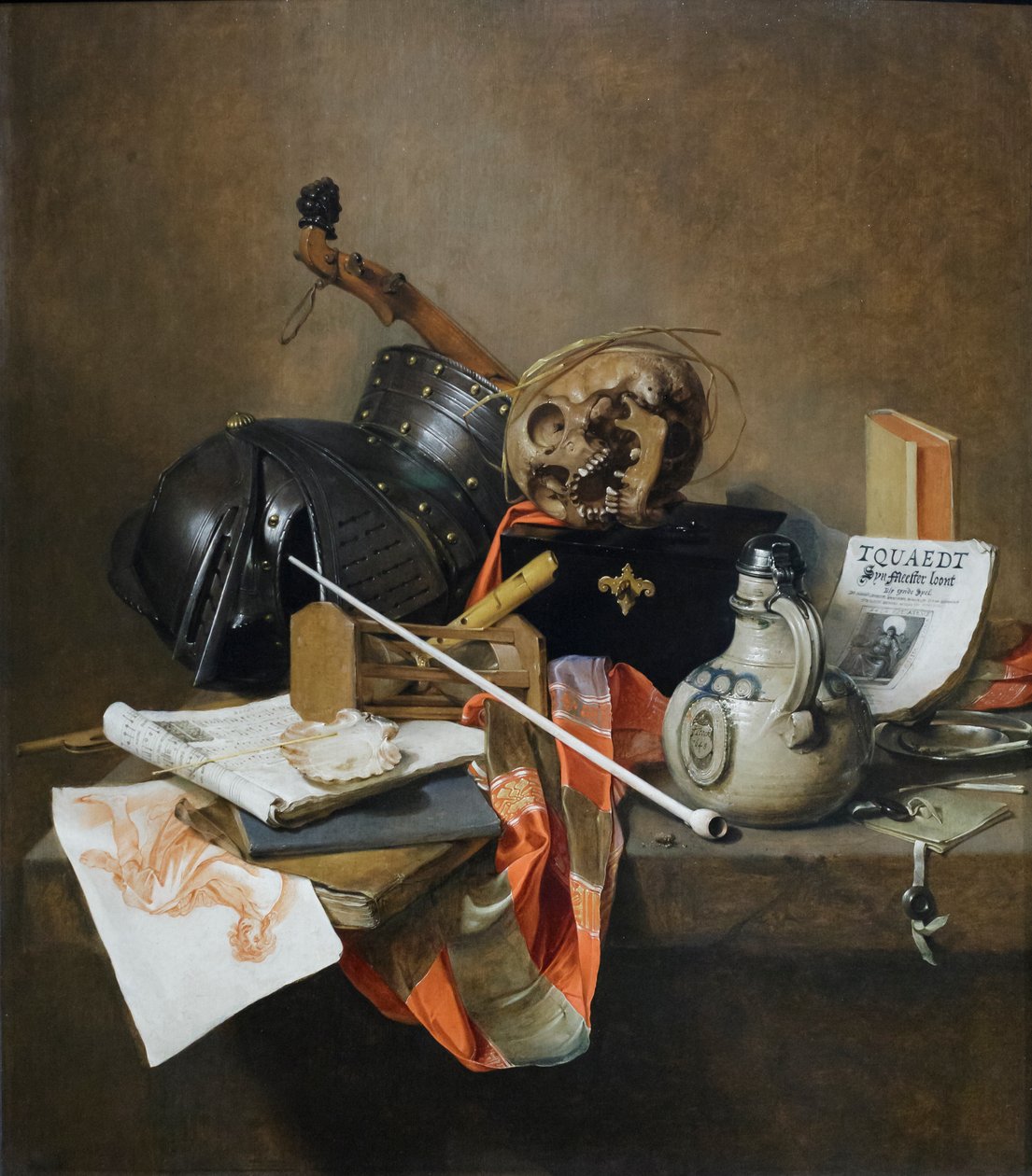 Vanitas-stilleben af Jan Jansz Treck