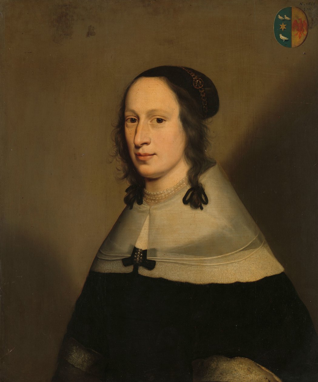 Portræt af Sophia van Overmeer, kone til Adriaen van Persijn af Jan Jansz. Westerbaen (I)