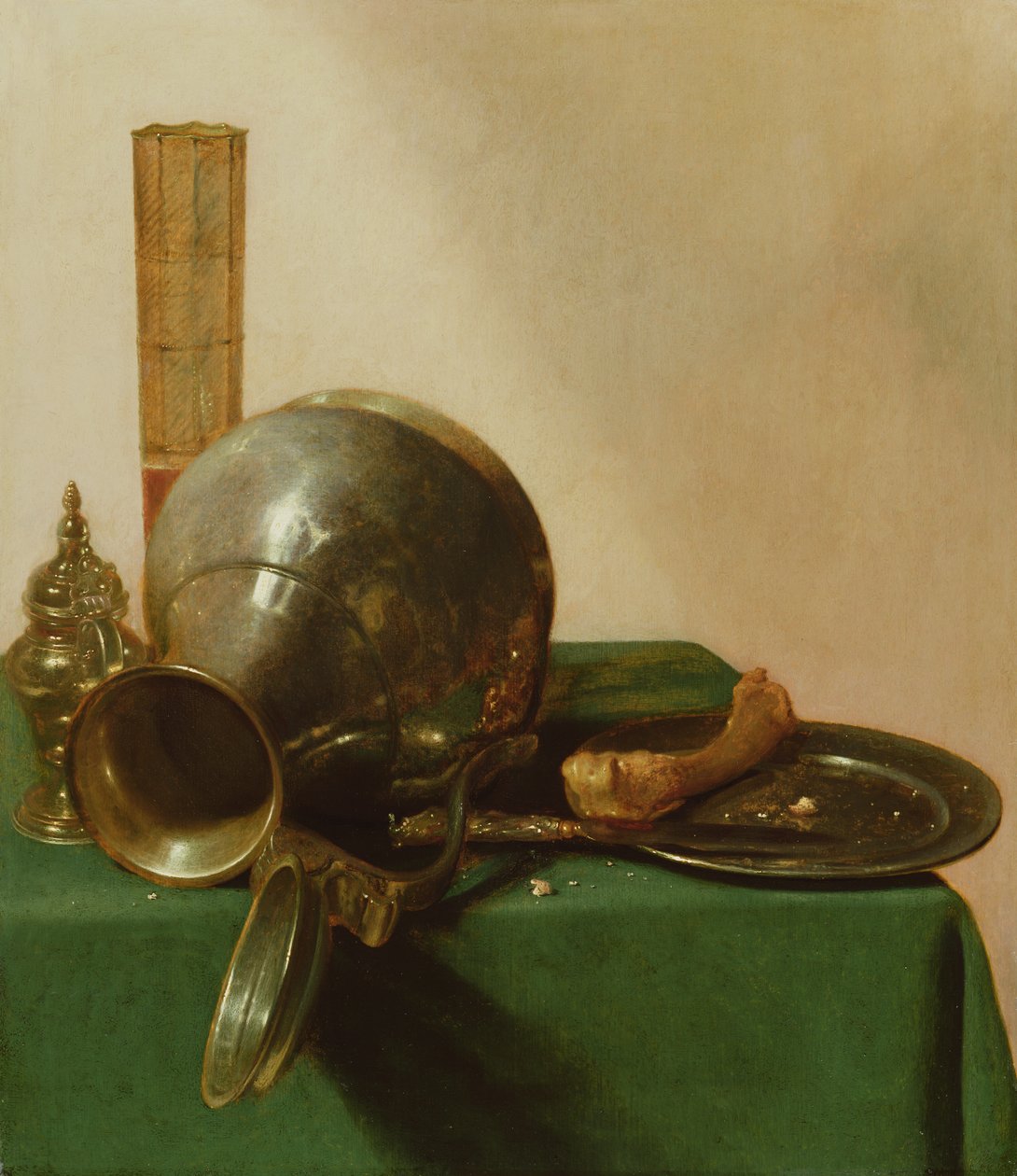 Stilleben med væltet kande, c.1632-37 af Jan Jansz. den Uyl