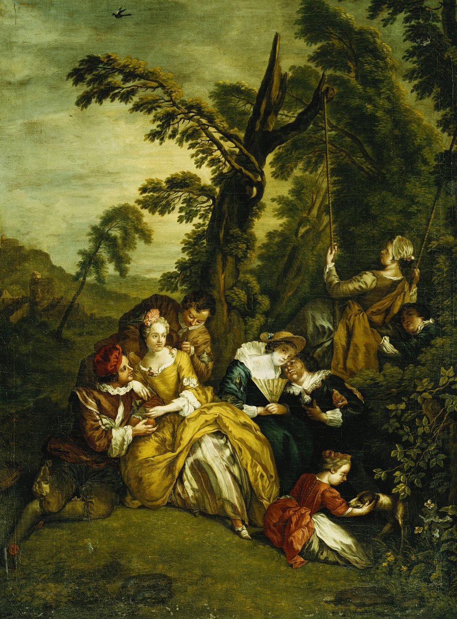 En landsfest, 1756 af Jan Josef the Elder Horemans