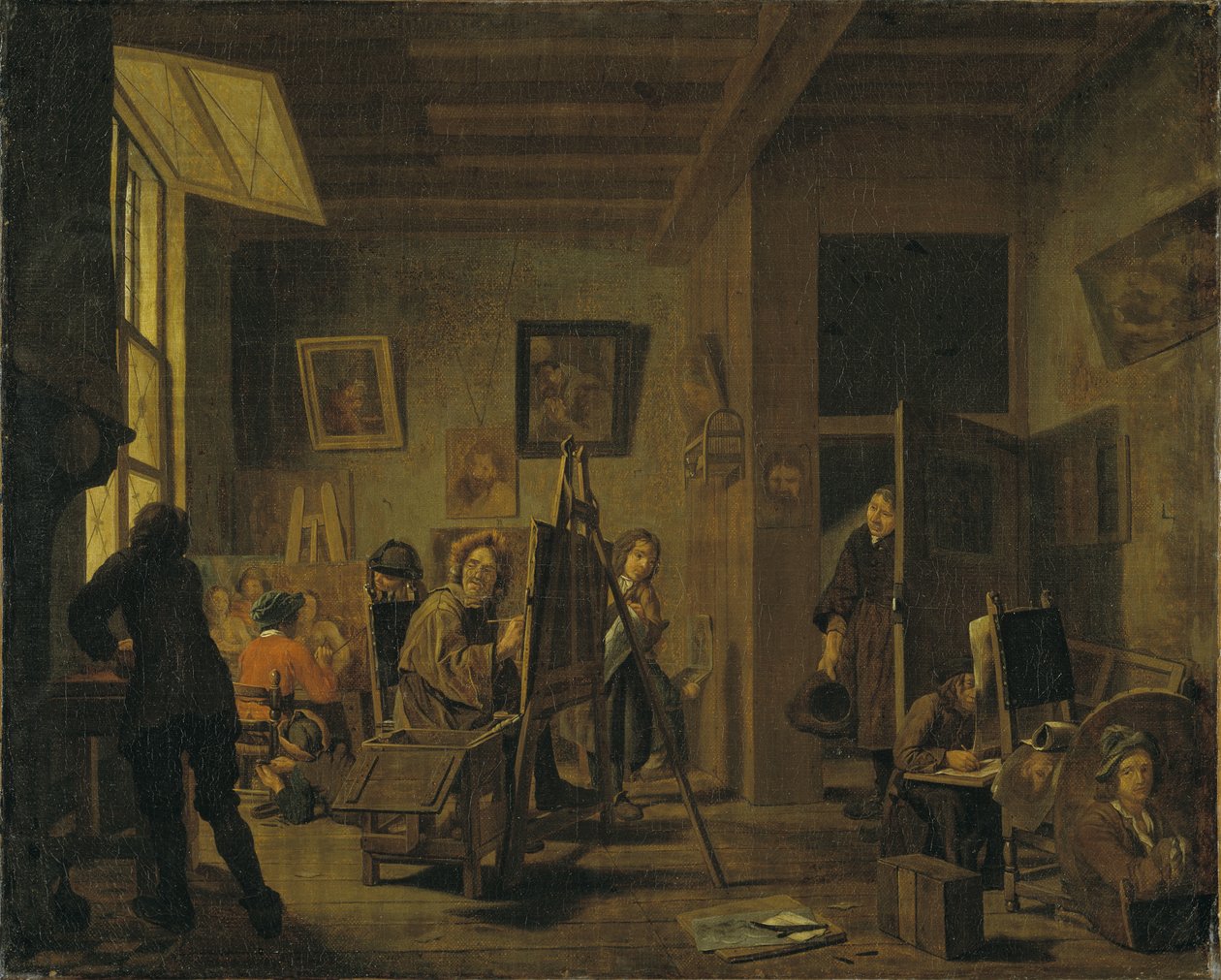 Et Malerstudie af Jan Josef the Elder Horemans