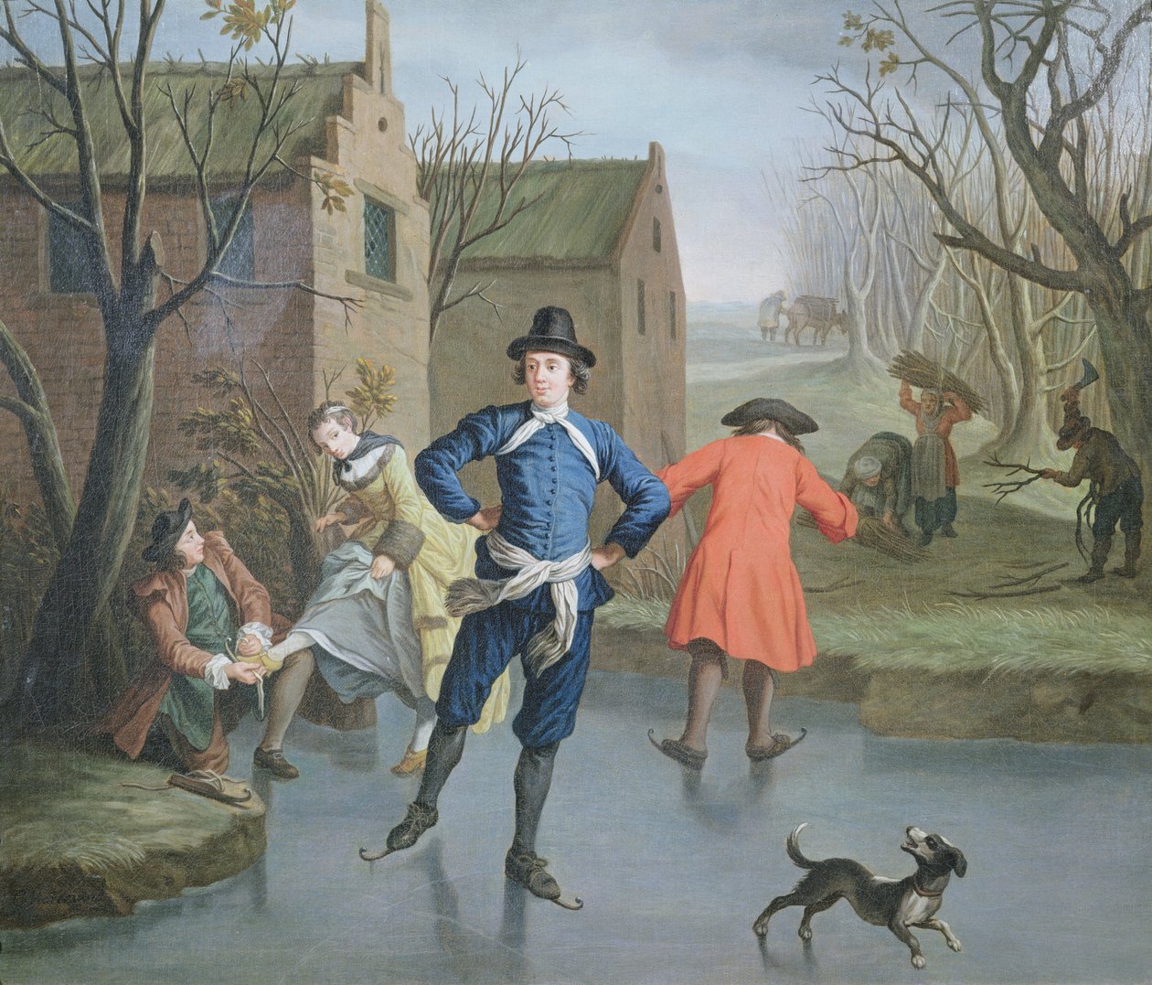 De fire årstider: Vinter af Jan Josef the Elder Horemans