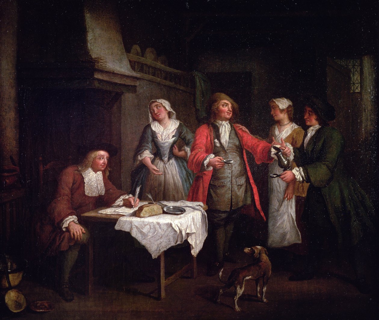Ægtepagten af Jan Josef the Elder Horemans