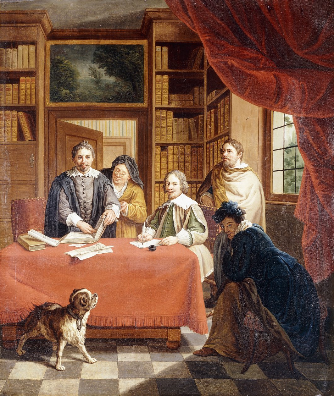 Udarbejdelse af bryllupskontrakter, af Jan Josef the Younger Horemans
