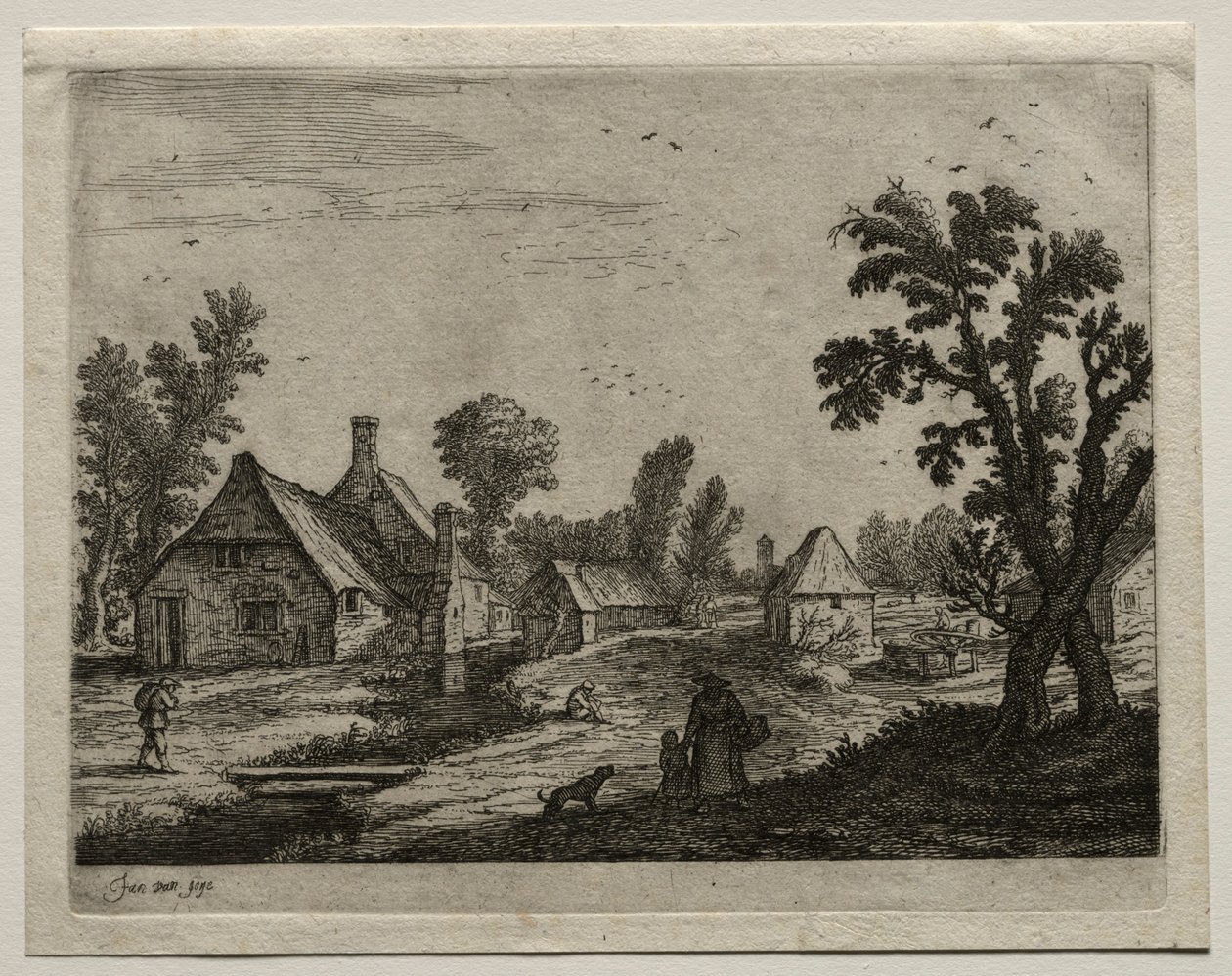 Planken over Strømmen. af Jan Josephsz van Goyen