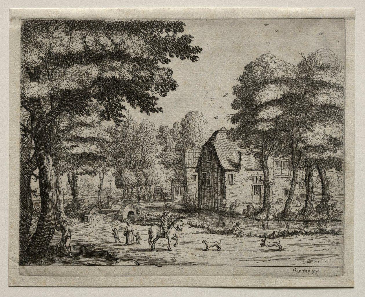 Stenbroen. af Jan Josephsz van Goyen