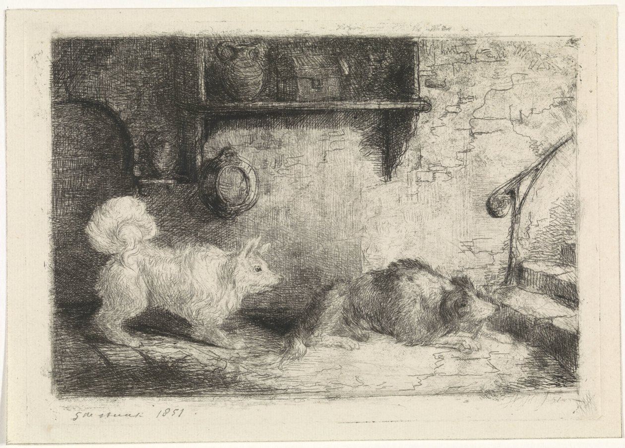 To hunde af Jan Karel Jacob de Jonge