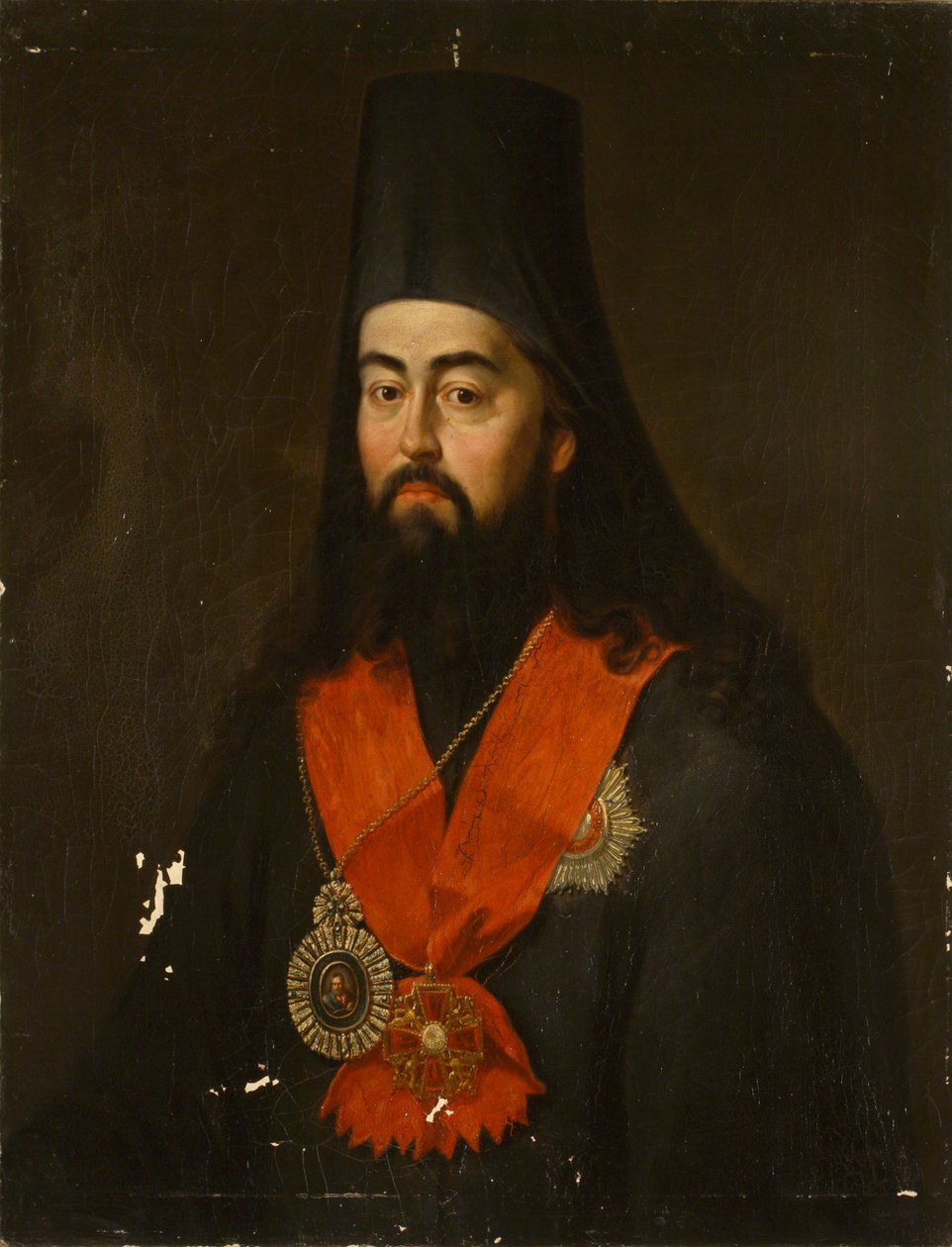 Portræt af ærkebiskop Pavel Ponomarev af Rostov og Yaroslavl 1745-1806, 1836 af Jan Ksawery Kaniewski