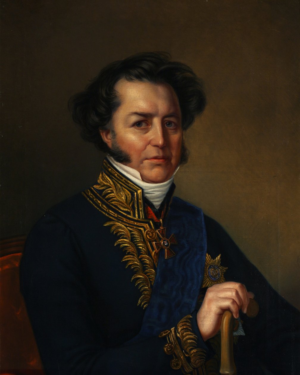 Portræt af Avraam Norov 1795-1869, 1857 af Jan Ksawery Kaniewski