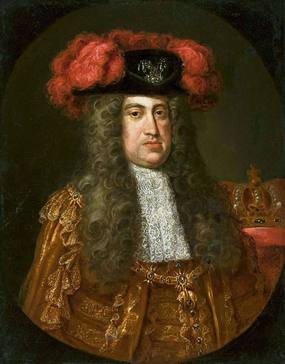 Portræt af kejser Karl VI Habsburg (1685-1740) med ordenen af det gyldne skind af Jan Kupecký