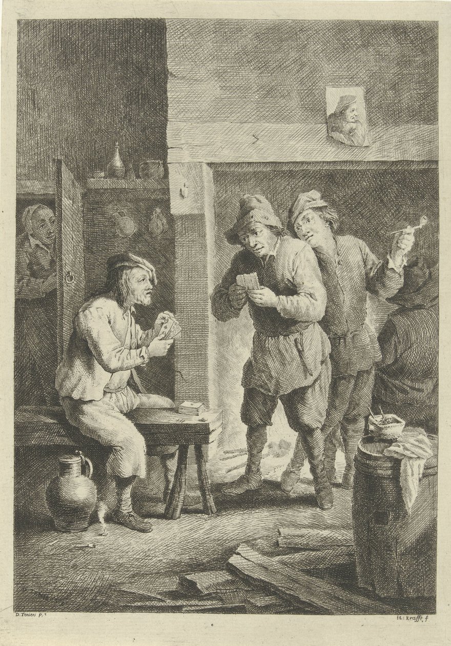 kortspillere af Jan Lauwryn Krafft (I)