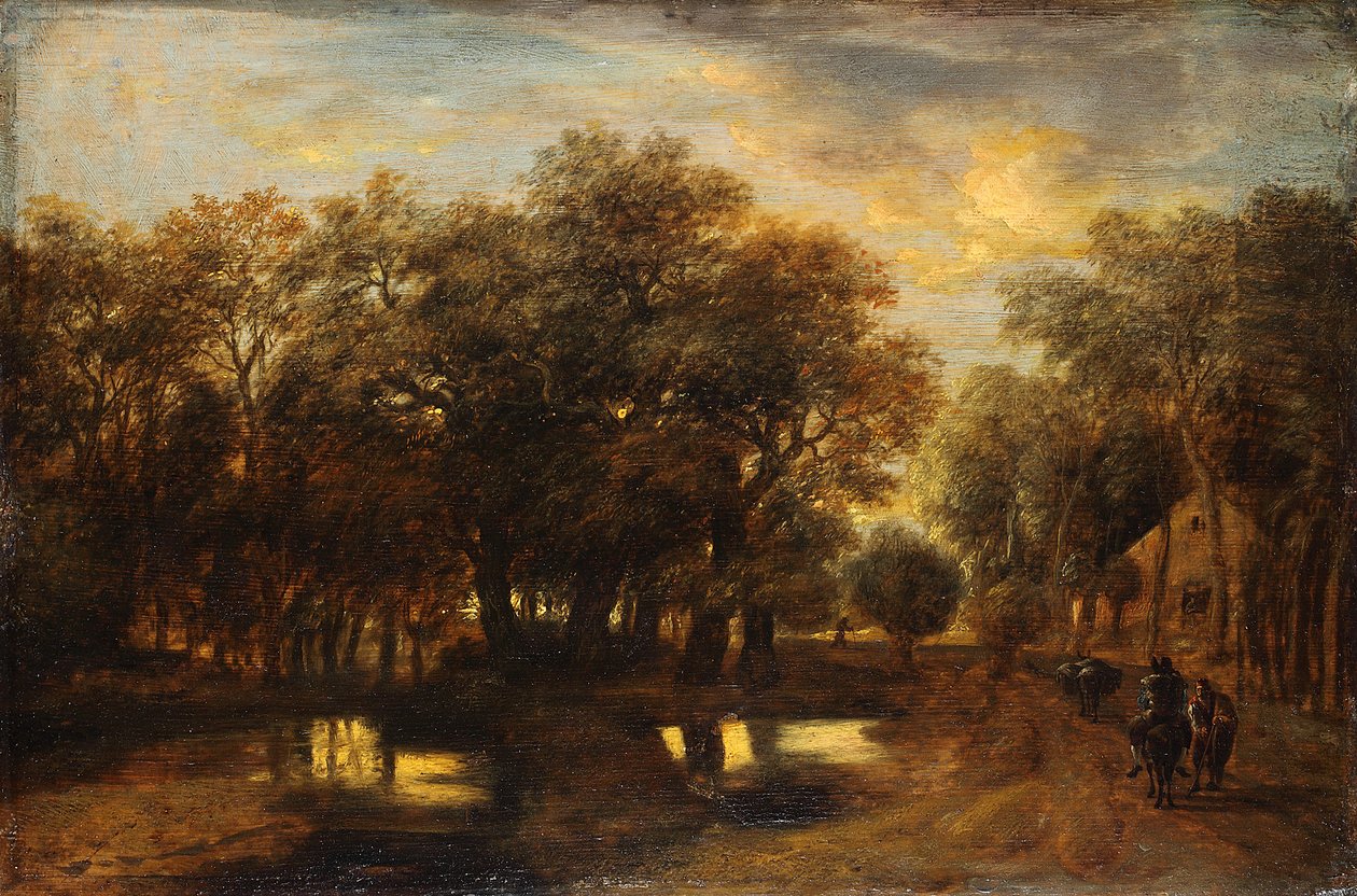 Aftenlandskab af Jan Lievens