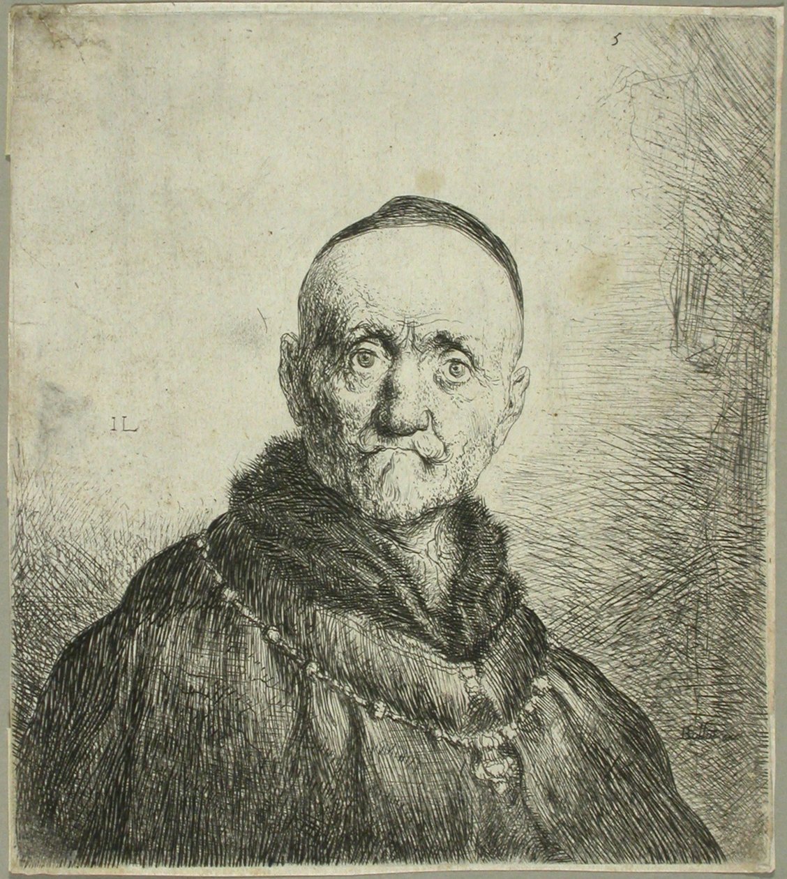 Buste af en orientalsk mand af Jan Lievens