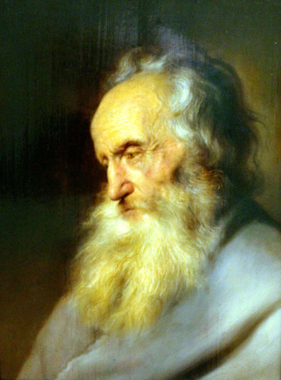 Buste af en gammel mand af Jan Lievens
