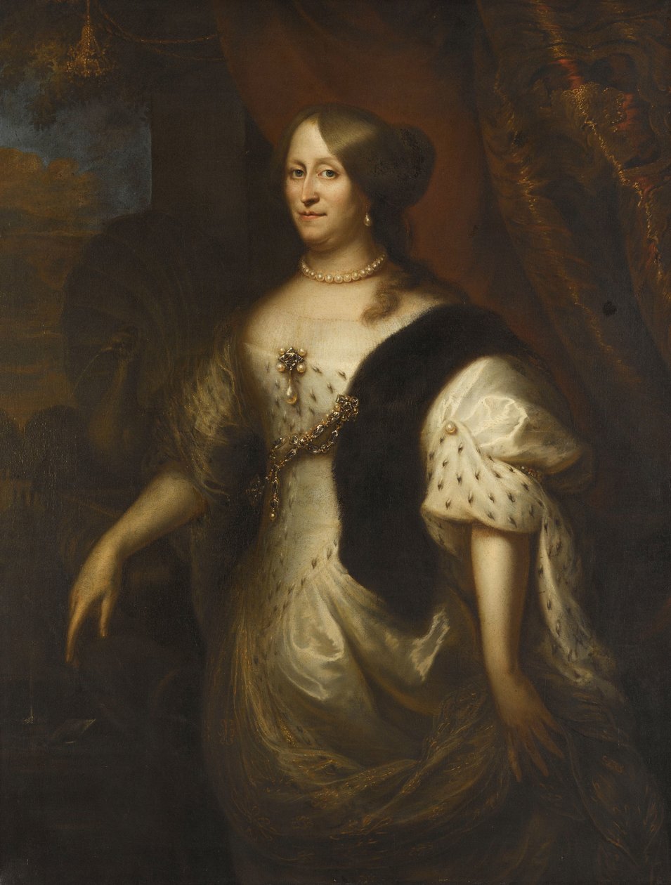 Cornelia Teding van Berkhout (1614-80), hustru til Maerten Harpertsz Tromp af Jan Lievens