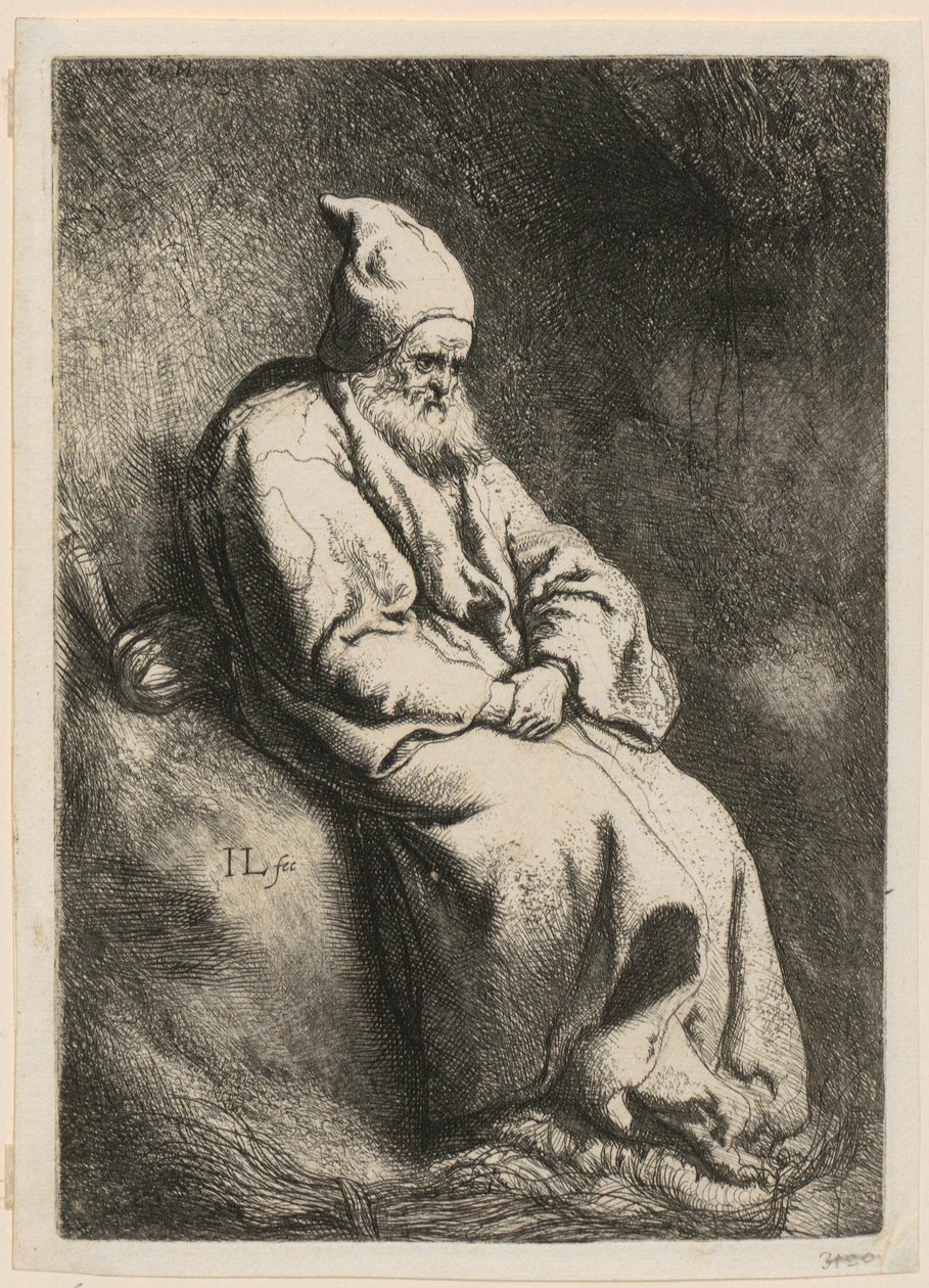 Eremit af Jan Lievens