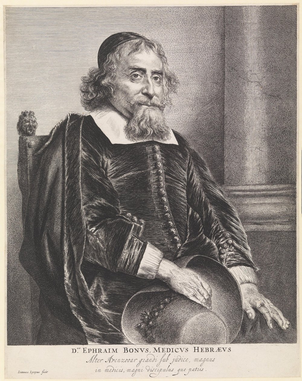 Ephraim Bonetus (1599–1665) af Jan Lievens