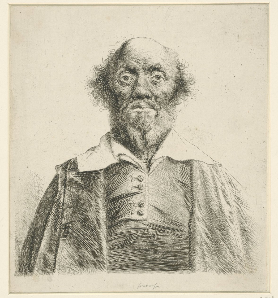 Portræt af en gammel mand af Jan Lievens