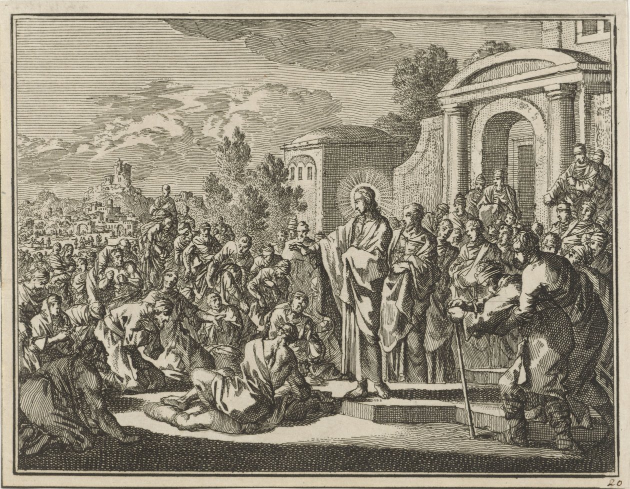 Kristus helbreder de syge af Jan Luyken