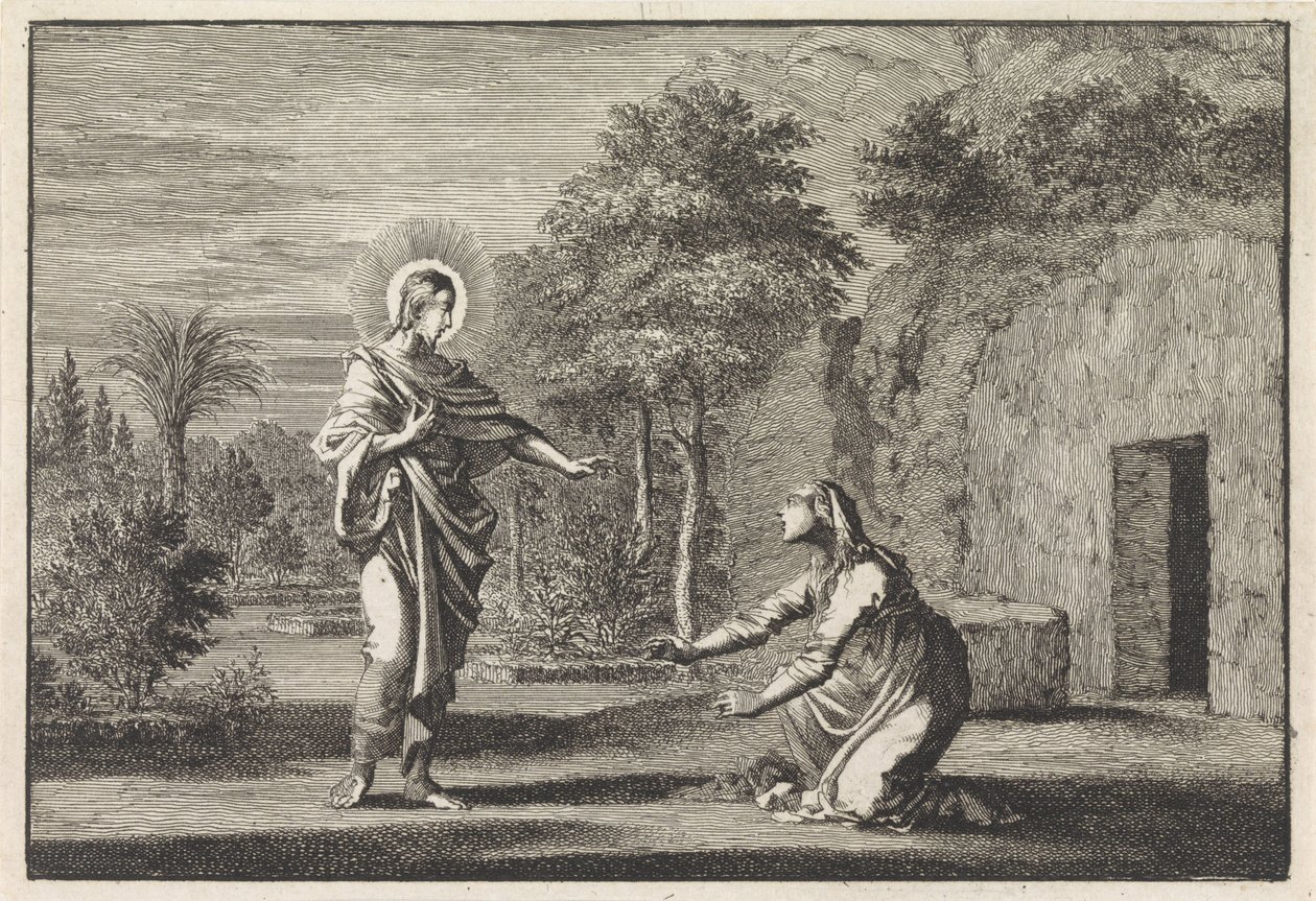 Kristus viser sig for Maria Magdalene af Jan Luyken