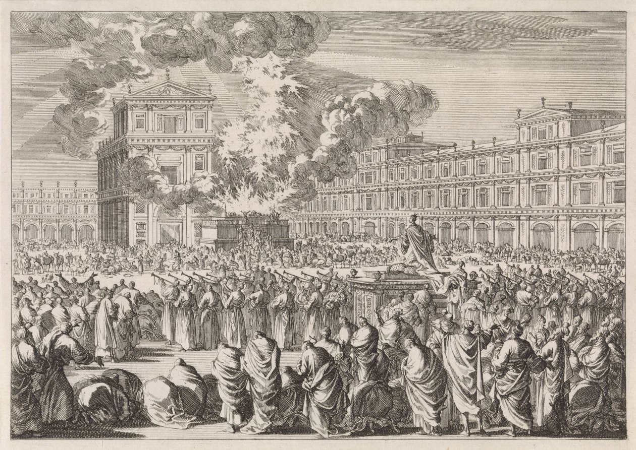 Indvielsen af Salomos tempel af Jan Luyken