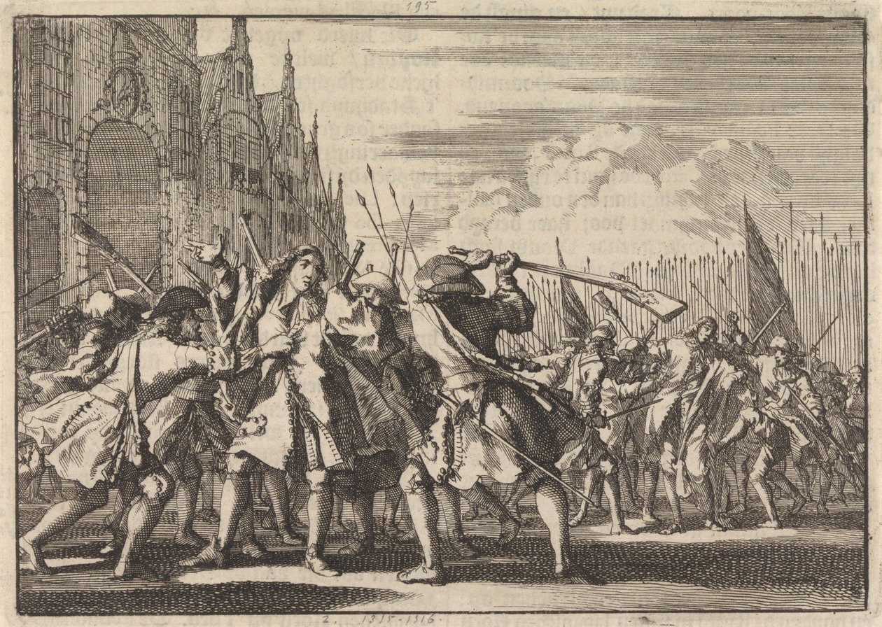 Mordet på brødrene De Witt, 1672 af Jan Luyken