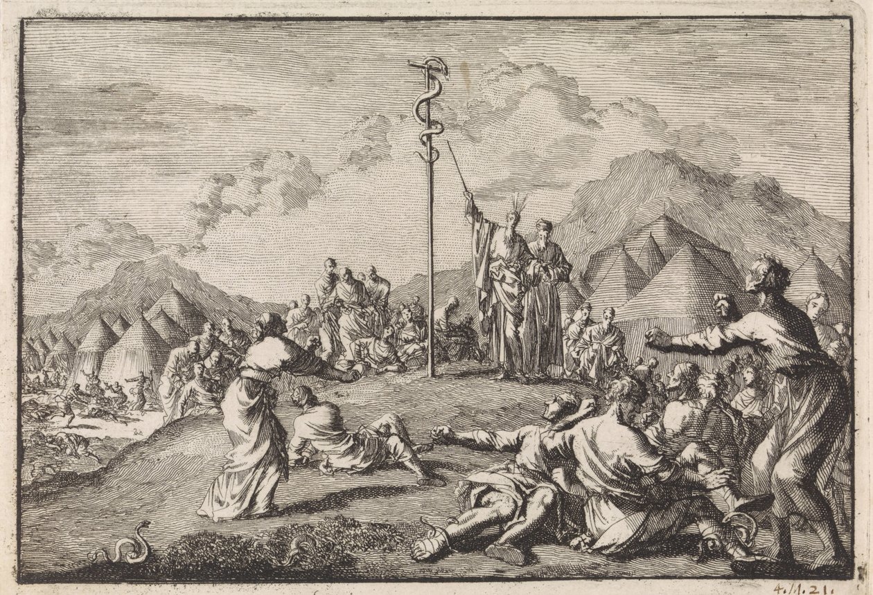 Etablering af kobberslangen af Jan Luyken