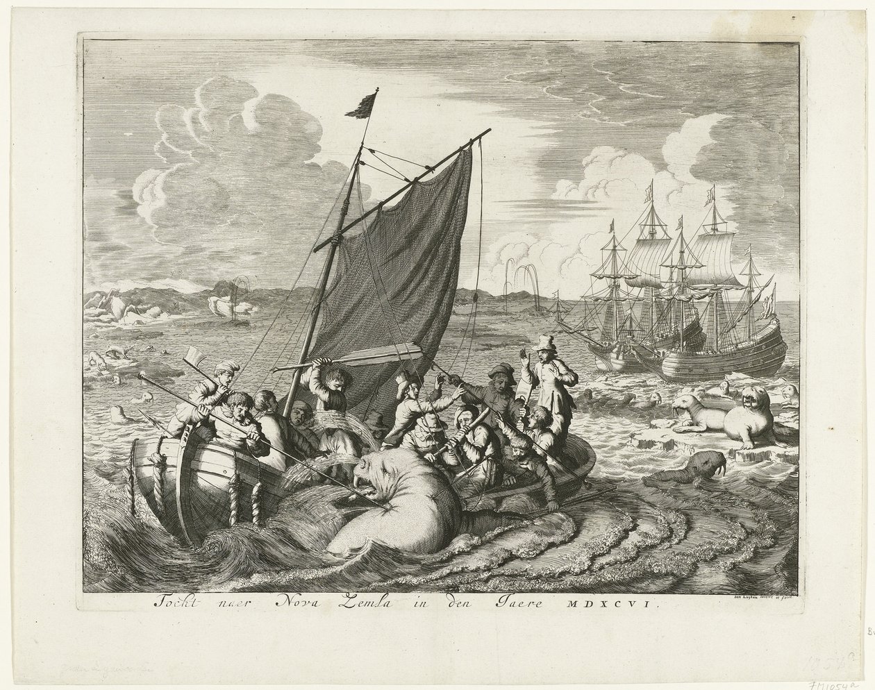 Tte Rejse til Ny Jord Yin 1596, 1679-1681 af Jan Luyken