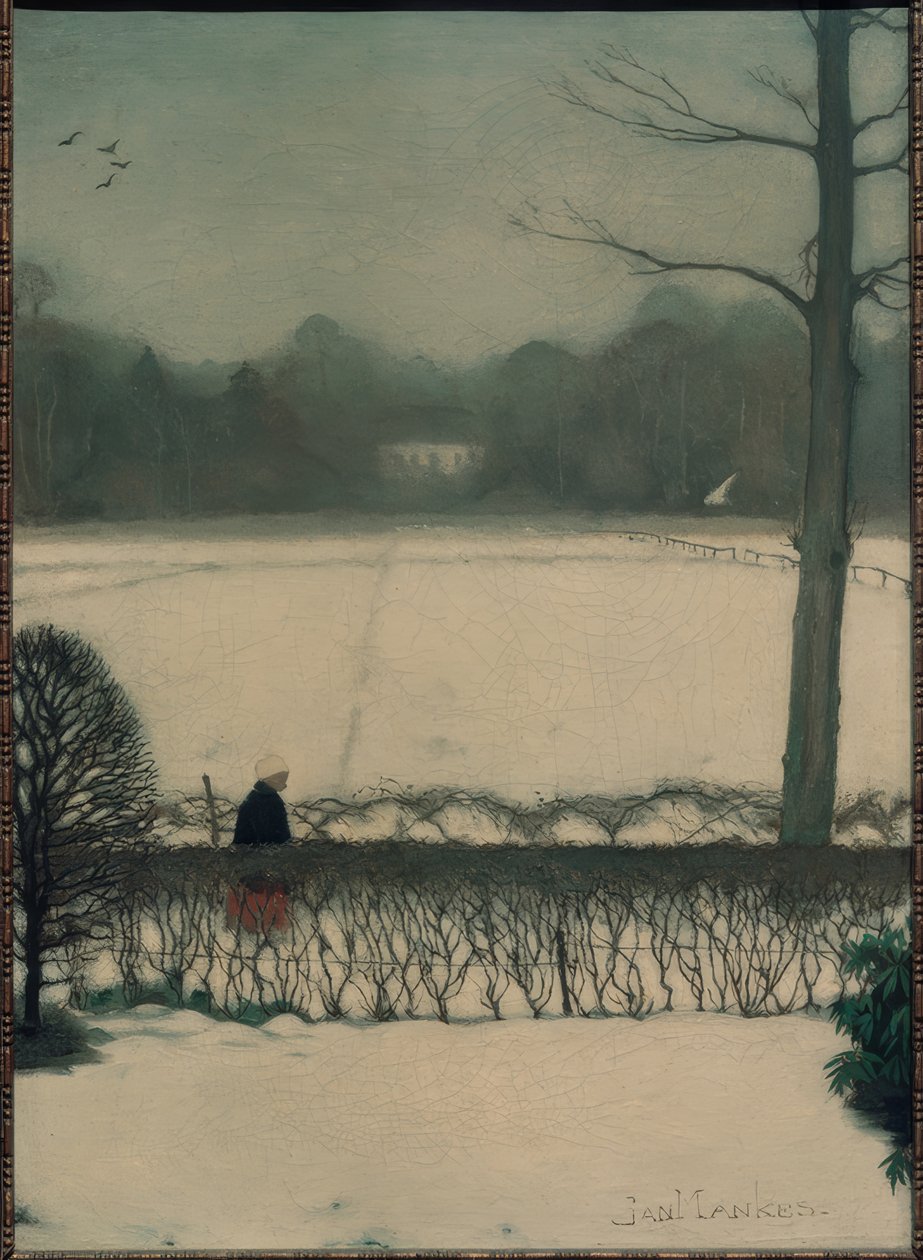 Udsigt fra studiet i Eerbeek af Jan Mankes