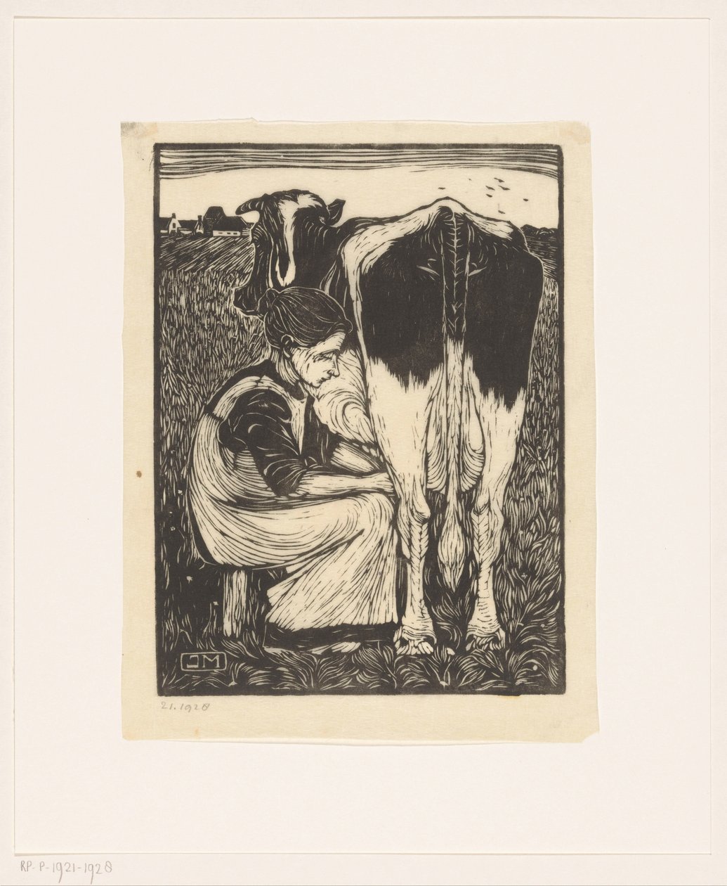 mælkepige af Jan Mankes