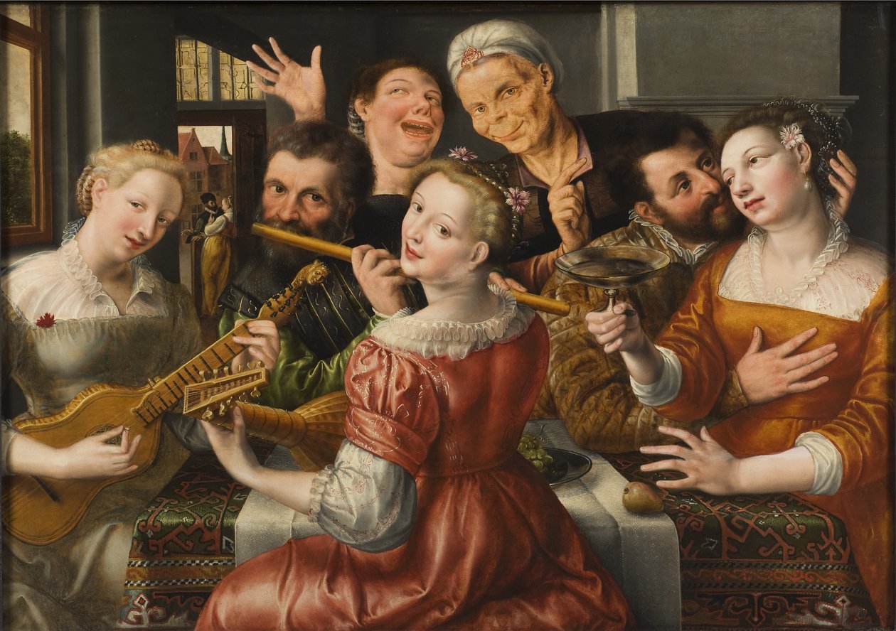 A Merry Company - A Merry Company, af Massys af Jan Massys
