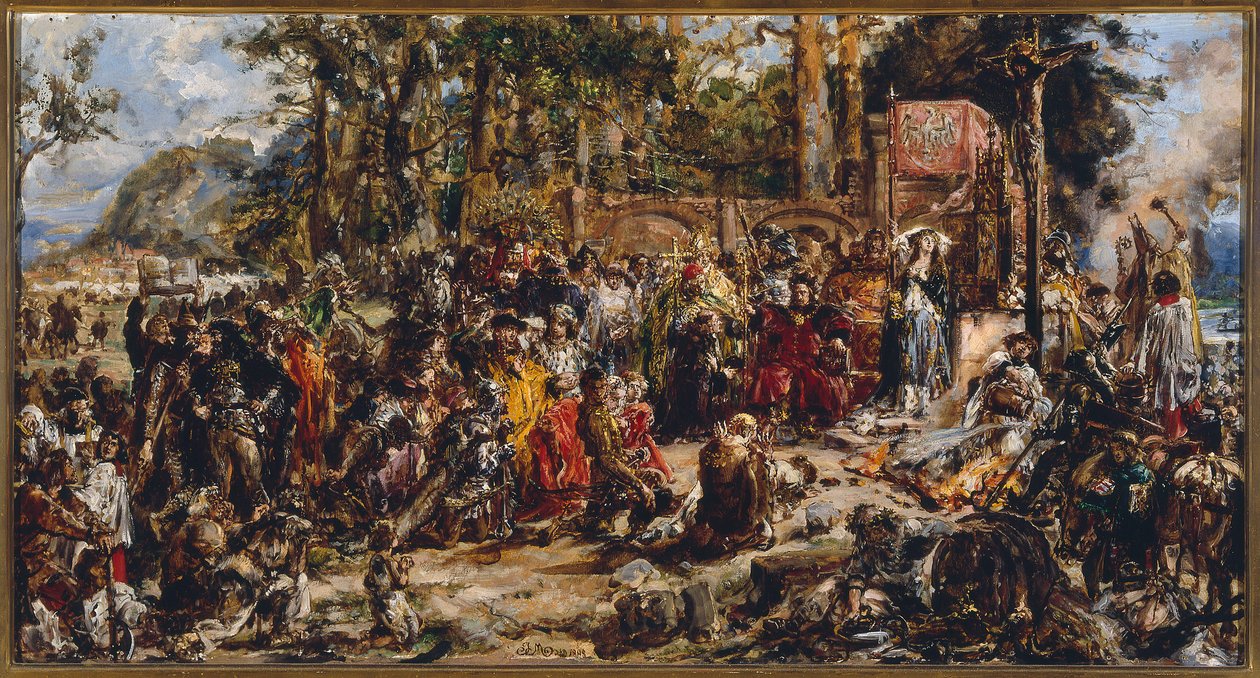 Litauens kristning. Republikken Polen 1387 af Jan Matejko